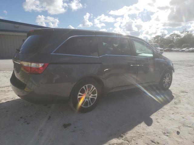 5FNRL5H60CB036751 - 2012 HONDA ODYSSEY EXL GRAY photo 3