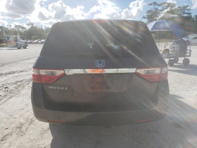 5FNRL5H60CB036751 - 2012 HONDA ODYSSEY EXL GRAY photo 6