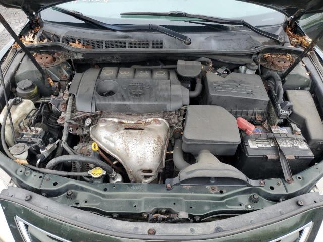 4T4BF3EK0BR091772 - 2011 TOYOTA CAMRY BASE GREEN photo 11