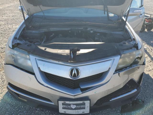 2HNYD2H68BH515333 - 2011 ACURA MDX TECHNOLOGY TAN photo 12