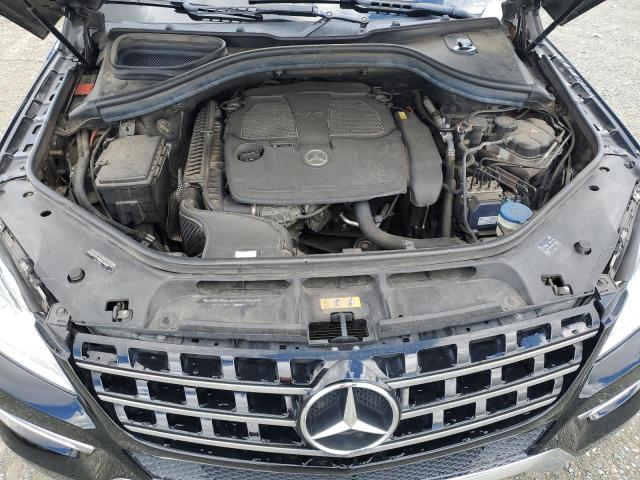 4JGDA5HB9FA539636 - 2015 MERCEDES-BENZ ML 350 4MATIC BLACK photo 12