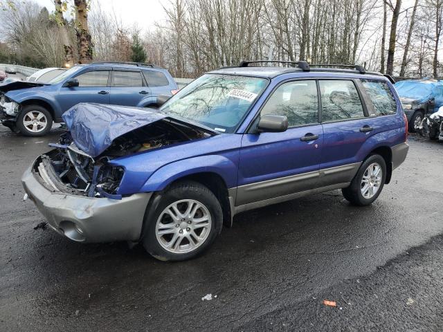 JF1SG656X4H736820 - 2004 SUBARU FORESTER 2.5XS Синий фото 1