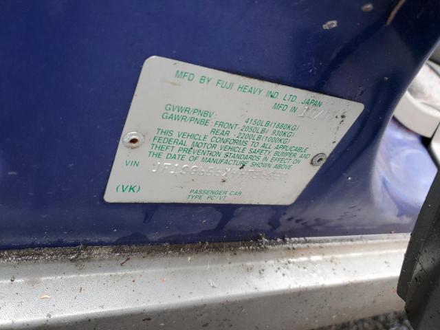 JF1SG656X4H736820 - 2004 SUBARU FORESTER 2.5XS Синий фото 12