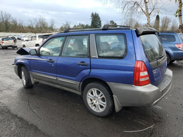JF1SG656X4H736820 - 2004 SUBARU FORESTER 2.5XS Синий фото 2