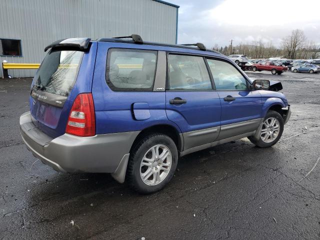 JF1SG656X4H736820 - 2004 SUBARU FORESTER 2.5XS Синий фото 3