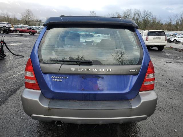JF1SG656X4H736820 - 2004 SUBARU FORESTER 2.5XS Синий фото 6