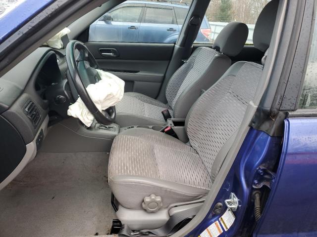 JF1SG656X4H736820 - 2004 SUBARU FORESTER 2.5XS Синий фото 7