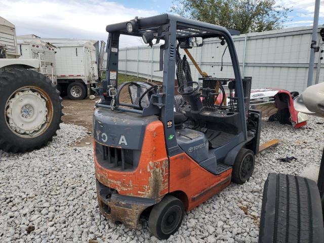 8FGCU2595775 - 2018 TOYT FORKLIFT ORANGE photo 4