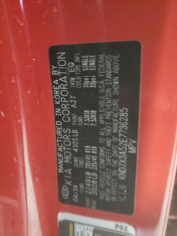 KNDJX3A52E7736285 - 2014 KIA SOUL ! RED photo 14