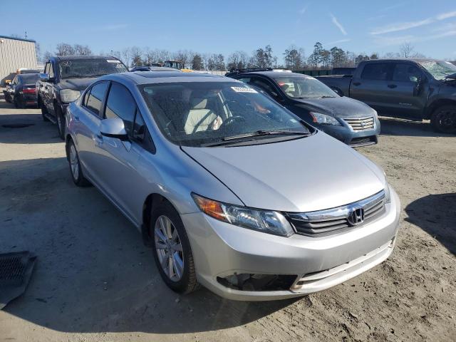 19XFB2F95CE017863 - 2012 HONDA CIVIC EXL ვერცხლისფერი ფოტო 4