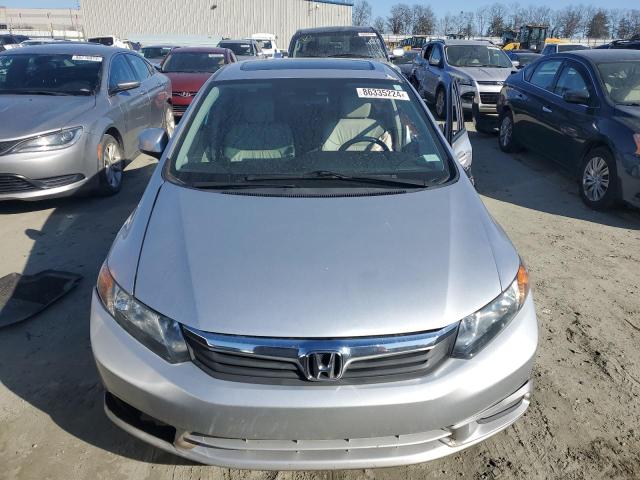 19XFB2F95CE017863 - 2012 HONDA CIVIC EXL ვერცხლისფერი ფოტო 5