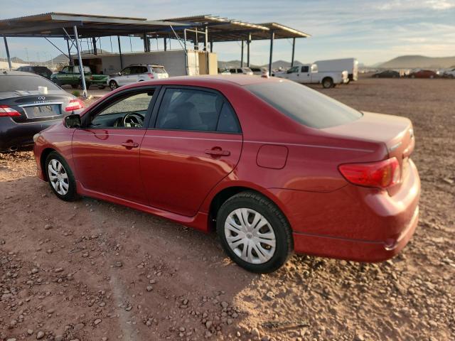 1NXBU40E49Z133958 - 2009 TOYOTA COROLLA BASE წითელი ფოტო 2