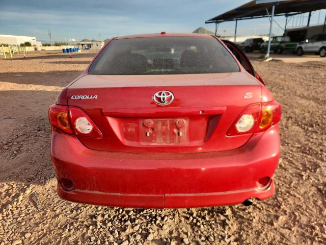 1NXBU40E49Z133958 - 2009 TOYOTA COROLLA BASE წითელი ფოტო 6
