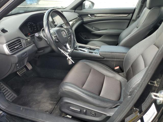 1HGCV1F37KA177441 - 2019 HONDA ACCORD SPORT Czarny zdjęcie 7