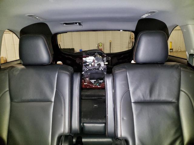 5TDJZRFH5KS945019 - 2019 TOYOTA HIGHLANDER SE ბურგუნდია ფოტო 10