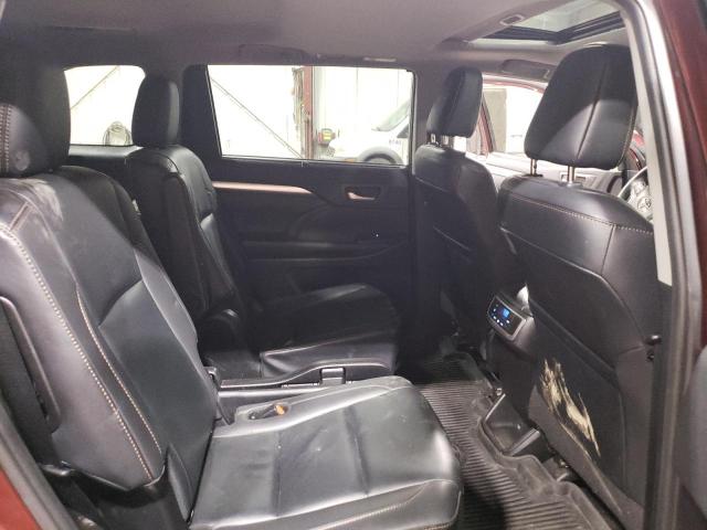 5TDJZRFH5KS945019 - 2019 TOYOTA HIGHLANDER SE ბურგუნდია ფოტო 11