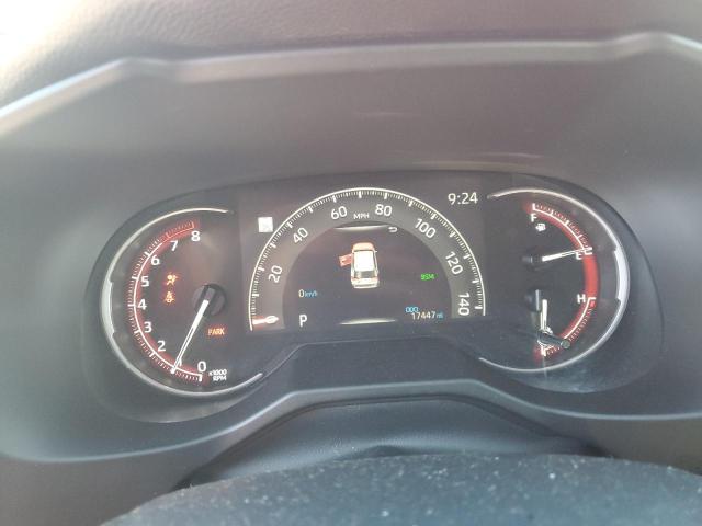 2T3P1RFVXRW481323 - 2024 TOYOTA RAV4 XLE BURGUNDY photo 9