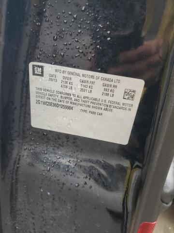 2G1WC5E36D1259984 - 2013 CHEVROLET IMPALA LTZ 黑色 照片 12