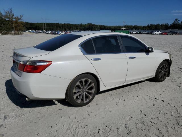 1HGCR2F55EA034746 - 2014 HONDA ACCORD SPORT WHITE photo 3