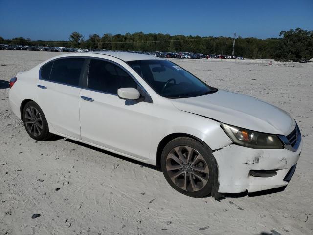1HGCR2F55EA034746 - 2014 HONDA ACCORD SPORT WHITE photo 4