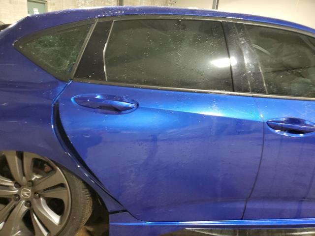 19UUB5F56NA000745 - 2022 ACURA TLX TECH A BLUE photo 10