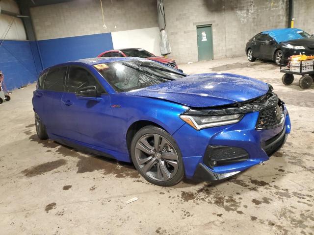 19UUB5F56NA000745 - 2022 ACURA TLX TECH A BLUE photo 4