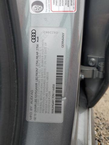 WAUHGAFC7DN114458 - 2013 AUDI A6 PRESTIGE ვერცხლისფერი ფოტო 13