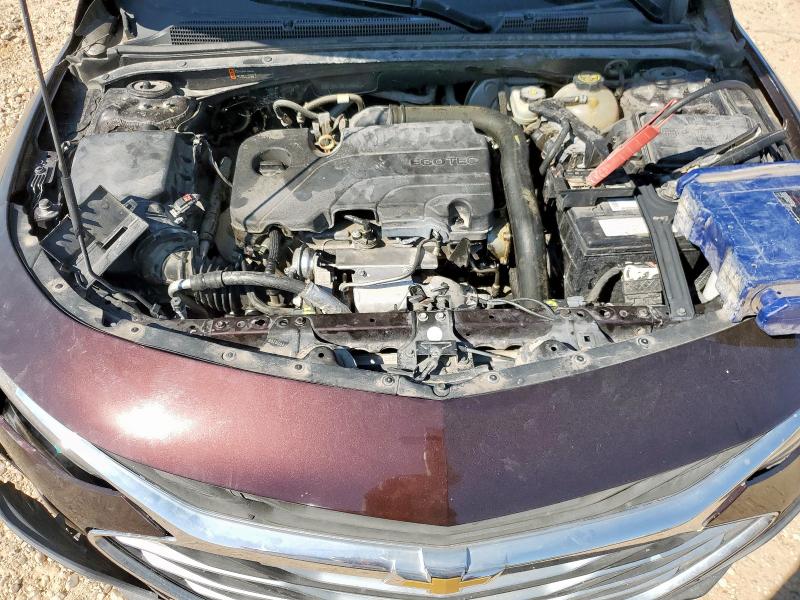 1G1ZD5ST8MF018547 - 2021 CHEVROLET MALIBU LT MAROON photo 11