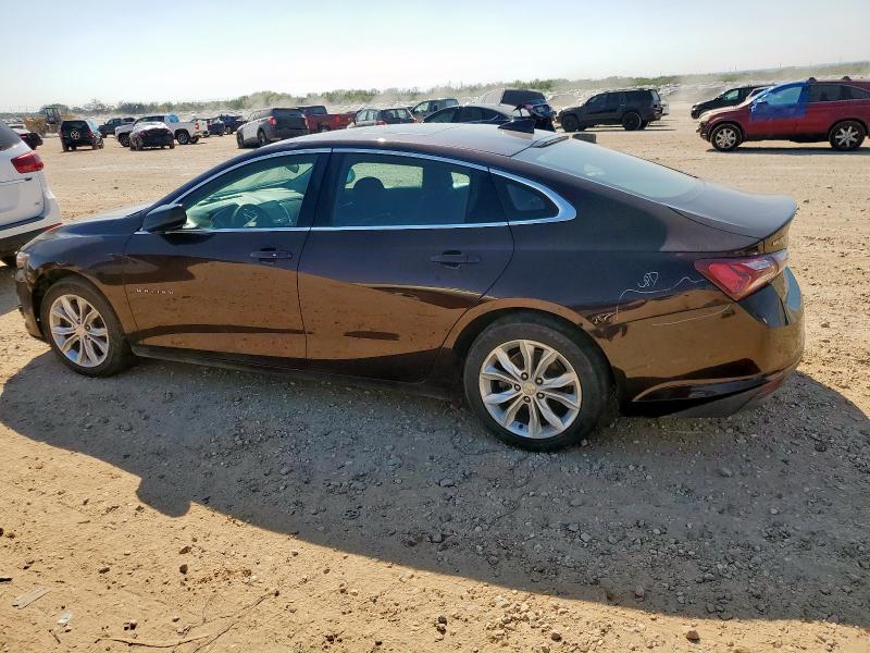 1G1ZD5ST8MF018547 - 2021 CHEVROLET MALIBU LT MAROON photo 2