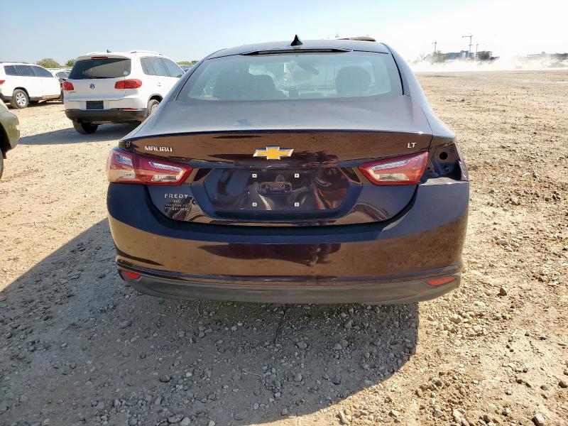 1G1ZD5ST8MF018547 - 2021 CHEVROLET MALIBU LT MAROON photo 6