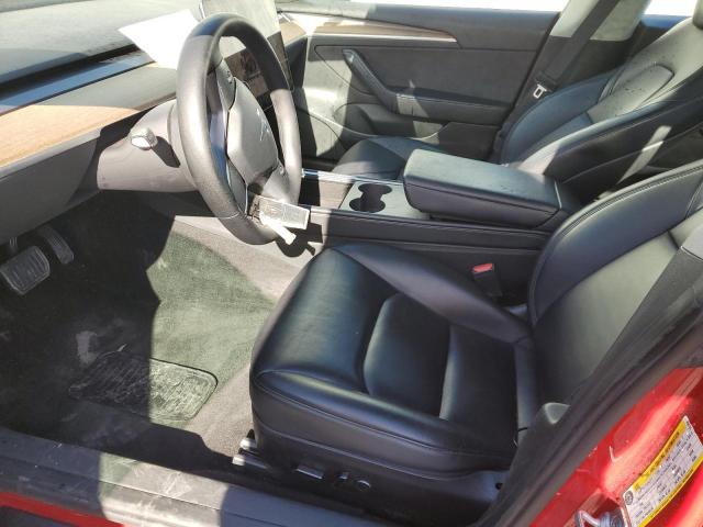 5YJ3E1EA3PF454728 - 2023 TESLA MODEL 3 RED photo 7
