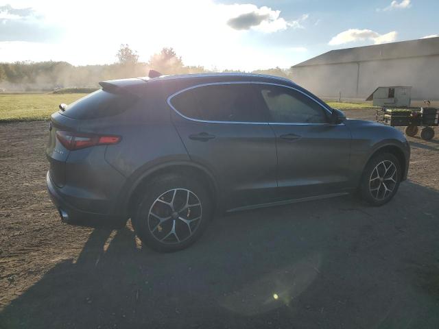 ZASPAKBN5M7D17826 - 2021 ALFA ROMEO STELVIO TI GRAY photo 3