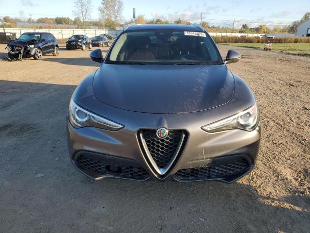 ZASPAKBN5M7D17826 - 2021 ALFA ROMEO STELVIO TI GRAY photo 5