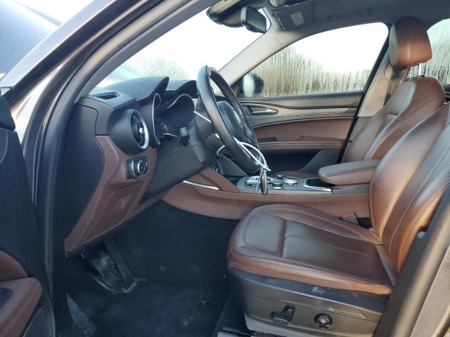 ZASPAKBN5M7D17826 - 2021 ALFA ROMEO STELVIO TI GRAY photo 7