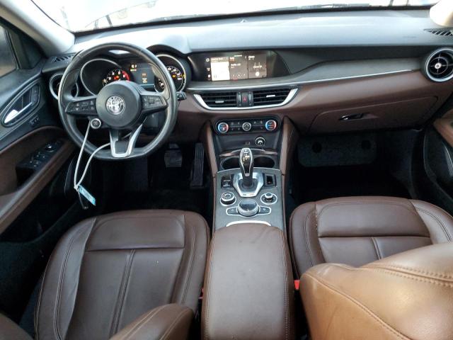 ZASPAKBN5M7D17826 - 2021 ALFA ROMEO STELVIO TI GRAY photo 8