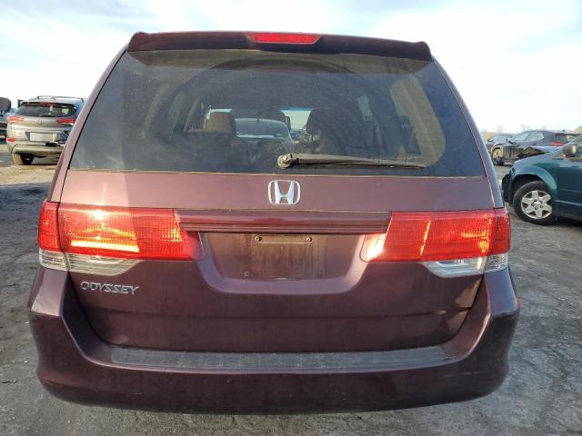 5FNRL3H41AB019988 - 2010 HONDA ODYSSEY EX BURGUNDY photo 6