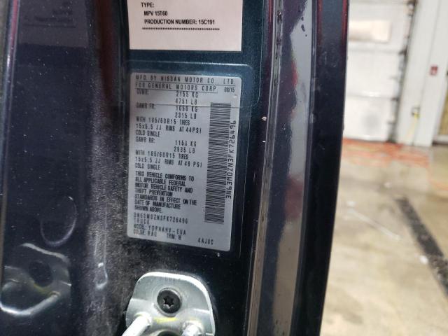 3N63M0ZN3FK726496 - 2015 CHEVROLET CITY EXPRE LT 蓝色 照片 13