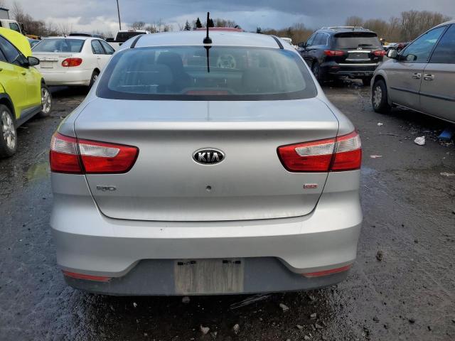 KNADM4A37G6670235 - 2016 KIA RIO LX WHITE photo 6