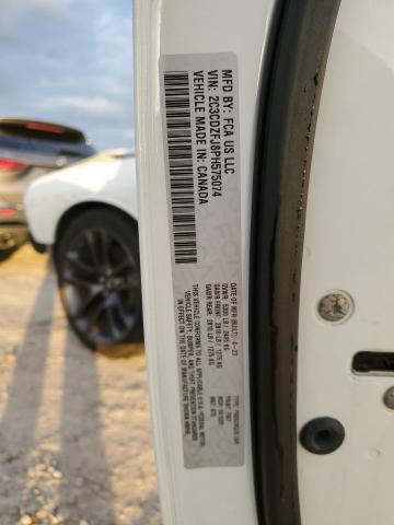 2C3CDZFJ8PH575074 - 2023 DODGE CHALLENGER R/T SCAT PACK WHITE photo 13