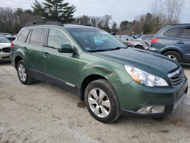 4S4BRBKCXC3222125 - 2012 SUBARU OUTBACK 2.5I LIMITED GREEN photo 4