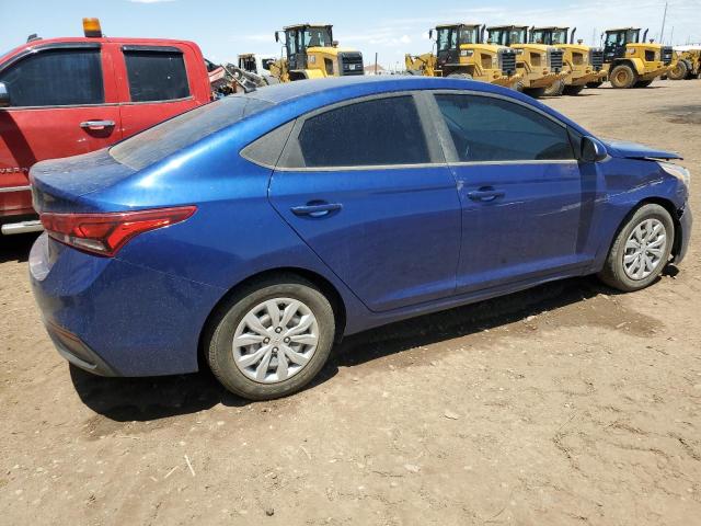 3KPC24A66NE167608 - 2022 HYUNDAI ACCENT SE BLUE photo 3