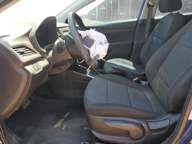 3KPC24A66NE167608 - 2022 HYUNDAI ACCENT SE BLUE photo 7