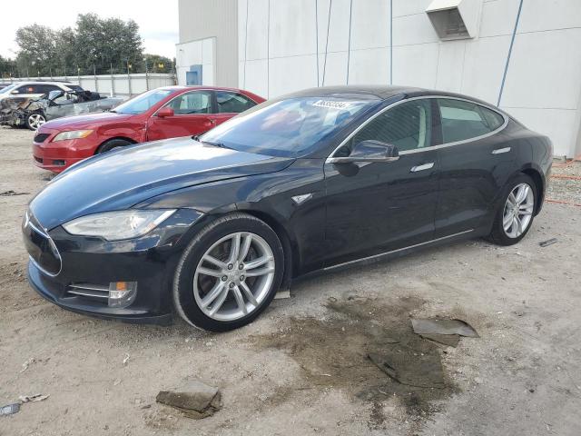 5YJSA1BG7DFP05102 - 2013 TESLA MODEL S BLACK photo 1