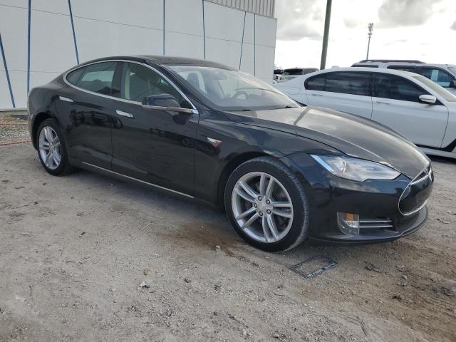 5YJSA1BG7DFP05102 - 2013 TESLA MODEL S BLACK photo 4