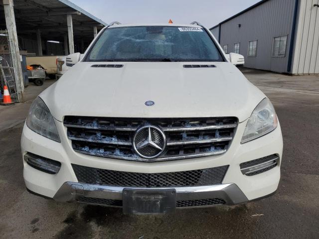 4JGDA5HBXCA014922 - 2012 MERCEDES-BENZ ML 350 4MATIC WHITE photo 5