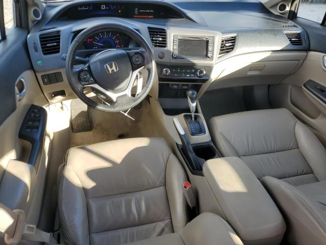 19XFB2F93CE346917 - 2012 HONDA CIVIC EXL ყავისფერი ფოტო 8