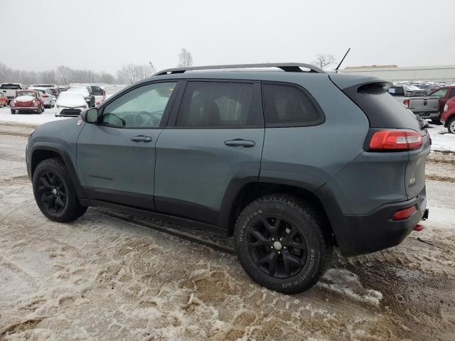 1C4PJMBS5EW203228 - 2014 JEEP CHEROKEE TRAILHAWK GRAY photo 2