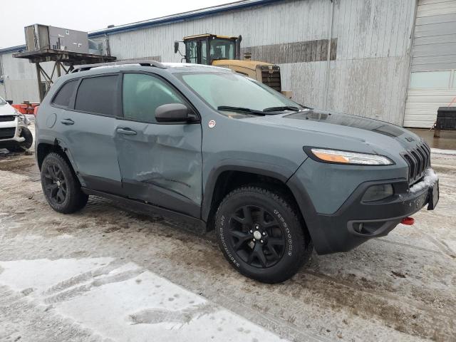 1C4PJMBS5EW203228 - 2014 JEEP CHEROKEE TRAILHAWK GRAY photo 4