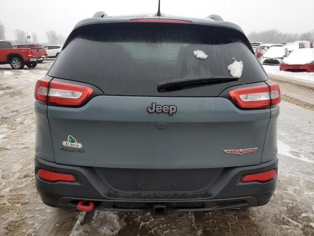 1C4PJMBS5EW203228 - 2014 JEEP CHEROKEE TRAILHAWK GRAY photo 6