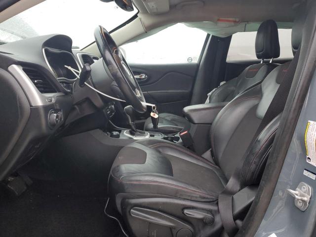 1C4PJMBS5EW203228 - 2014 JEEP CHEROKEE TRAILHAWK GRAY photo 7